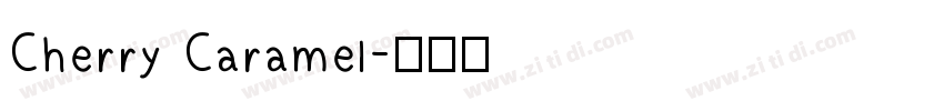 Cherry Caramel字体转换